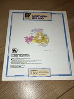 Ulster Television - 1982 rare ITV regional TV promotional sales information item