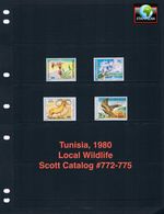 $5.65 Scott Value - 1980 TUNISIA Wildlife North Africa Eagle Ram CV MNH NH UMM