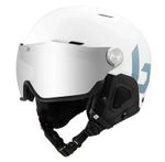 Bolle Might Visor Adult Ski Helmet Off White large  (59-62cm) NEW UK Stock