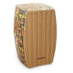 World Rhythm CAJ3 Cajon with Zebrawood Finish Playing Surface