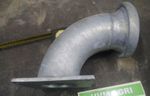 4" Bauer female 90 degree square flange bolt on piece slurry tanker galvanized
