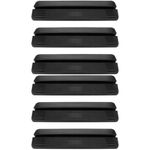 PP Threshold Ramp for Home Black Lightweight Portable Anti Skid Ramp