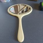 Cream Bakelite Antique/ Vintage Vanity Hand Held Mirror