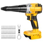 360W For Dewalt XR DCB 18V 20V Battery Brushless Electric Rivet Gun + 60 Rivets