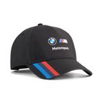 BMW Motorsport 2026 Official PUMA Teamwear Stripe Baseball Cap Hat Black
