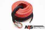 LR RED 25M 10MM SYNTHETIC WINCH ROPE FOR M12.5S AND A12000 WINCHES. PART TF3324