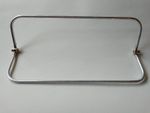  Carpet Bag or Doctor's Bag, Hinged Tubular Aluminum 16 Inch Frame BRONZE Hinge