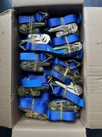 50 X Ratchet Straps Tie Down 25mm 5 METRE 800KG Claw Lorry Lashing Handy Straps