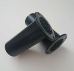 Gas drop vent in Black 75mm x 120mm 2 pack