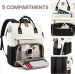 Laptop Backpack for Women 15.6 Inch Work Business Backpack Purse with USB Port