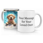 Personalised Custom Mug Text Logo Birthday Gift UK
