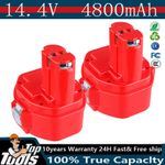 2x PA14 14.4 Volt PA14 1435 1420 14.4V Ni-MH Battery 1434 1433 4.8Ah for MAKITA