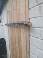 IRISH BLACKTHORN STICK 40   INCHS LONG 600 GRMS IN WEIGHT   ROOTBALL HANDLE