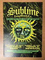 Sublime Slam Dunk Festivals Hatfield & Leeds 2026 A3 Poster