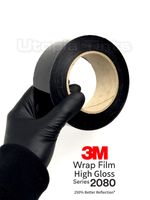3M High Gloss Black De-chroming Chrome Delete 40mm x 10m Wrap Vinyl DIY DECHROME