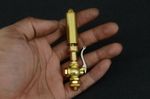 Bronze Bell Whistle for Live Steam Engine with Adjustable Tone and Brass Pipe
