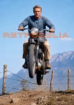 Steve McQueen as Virgil “Cooler King” Hilts In “The Great Escape”  10 x 8 Photo