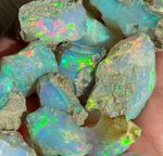 Dry Opal Rough Lot 10 Pieces Natural Ethiopian Welo Opal Raw AAA cut grade rough