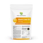 Shark Liver Oil 500 mg Softgels – Squalene & 20% Alkylglycerols Immune Support