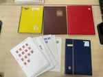 Switzerland stamps. Sitting Helvetia on. stock books + leaves. 4.5kg @B12
