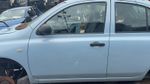 NISSAN MICRA S (K12) 5DR 2003-2010 DOOR FRONT PASSENGER LEFT NEARSIDE BLUE B32 G