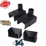 Halls Popular Greenhouse Gutter Kit 2 Outlets And 2x Stop Ends high flow