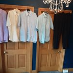 Bundle Of Mens Clothes XL work smart  trousers  short sleeve shirts 