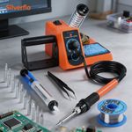 Soldering iron Station Kit 60W  Adjustable Temp Welding Tool  Rework for SMD