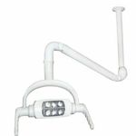 Dental Ceiling-Mounted Oral Light Operating Examination Lamp 6 LED Lens with Arm