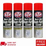 4 x STP Brake Parts Cleaner 500ml Disc Brake & Clutch Spray Cleaner clo72500EN