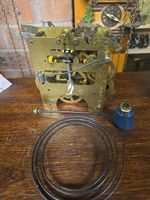 Antique French Clock Mechanism With Chime In Working Condition