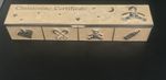 Silver Plated Baby Birth Certificate / Christening Holder Box Leonardo Style