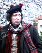 Tom Baker hand signed 8x10 inch Doctor Who TV series photo - UACC DEALER
