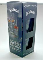 TWIN PACK OF JACK DANIELS GLASSES GIFT SET PUB BAR WHISKEY 2 TWO TUMBLER PAIR 