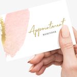 Appointment Cards - Hair Beauty Salon Hairdressing Appointment Cards - 25-200pk