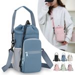 Portable Water Bottle Carrier Insulated Cup Cover Bag Holder Pouch With Strap