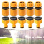 10x Garden Hose Tap Connector Hose Pipe Fittings Kit Quick Connectors Adapter