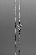 925 Sterling Silver Box Chain Necklaces (Various Sizes Available) 