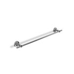 Chrome Bathroom Towel Rail, Flexi-Fix Fittings Included, Croydex Worcester Range