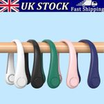 Portable Neck Fans Rechargeable 3 Speed Hanging Bladeless Fan Soft Neckband