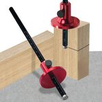 Woodworking Scriber Marking Gauge Inch MM Scale Mortise Carpenter Layout Tool UK
