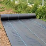 Weed Control Fabric Membrane 1m 2m 3m 4m 5m Wide Up To 50m Long Heavy Duty 100G