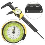 6 Inch Plastic Vernier Caliper Dial Gauge 0-150mm Measuring Tool 1pack