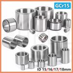 Bearing Steel Sleeve Bushing ID 15/16/17/18mm Wear-Resistant Standoff Spacers