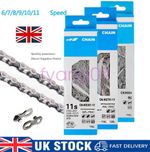 FOR Shimano 6/7/8/9/10/11 speed chain HG54/95/701 Deore MTB road bike 116 link-
