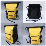 Black Durable Waterproof Dry Bag Hiking Backpack for Camping and Outdoor Use