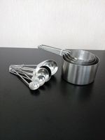 Stainless Steel Measuring Cups and Spoons Set