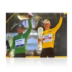 Sir Mark Cavendish and Tadej Pogacar Signed Cycling Photo