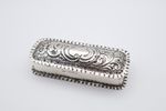 Antique Silver Trinket Jewellery Box Hallmarked Birmingham 1902