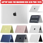 Fr MacBook Neo (A18 Pro) 2026 A3404 13 inch Crystal Clear Hard Shell Case Cover 